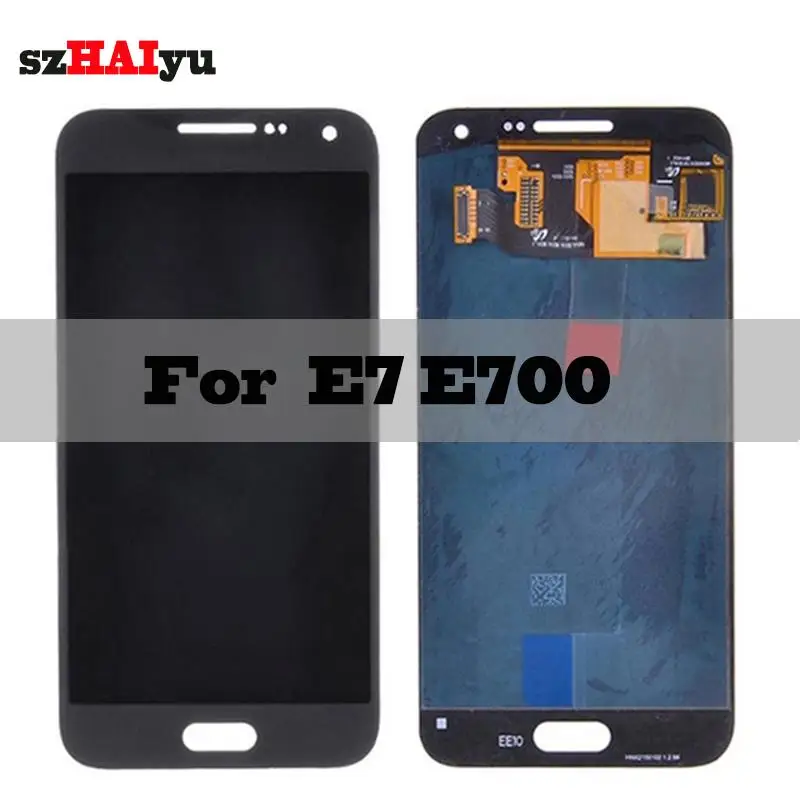 

SZHAIYU Touch Screen Digitizer For Samsung Galaxy E7 E700 E700F E7000 E7009 Super AMOLED LCD Display 1280x720 5.5''