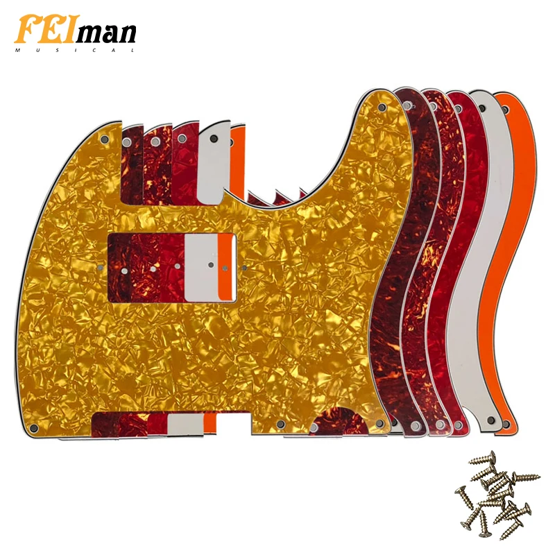 

Pleroo Guitar accessories Pickguards For US Standard 5 Screw Holes 52 Year Tele Telecaster With PAF Humbucker Guitar