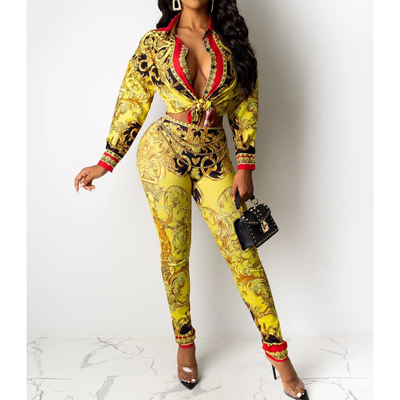 Сексуальный женский комплект 2 шт. в стиле ретро с цепочкой отложным воротником