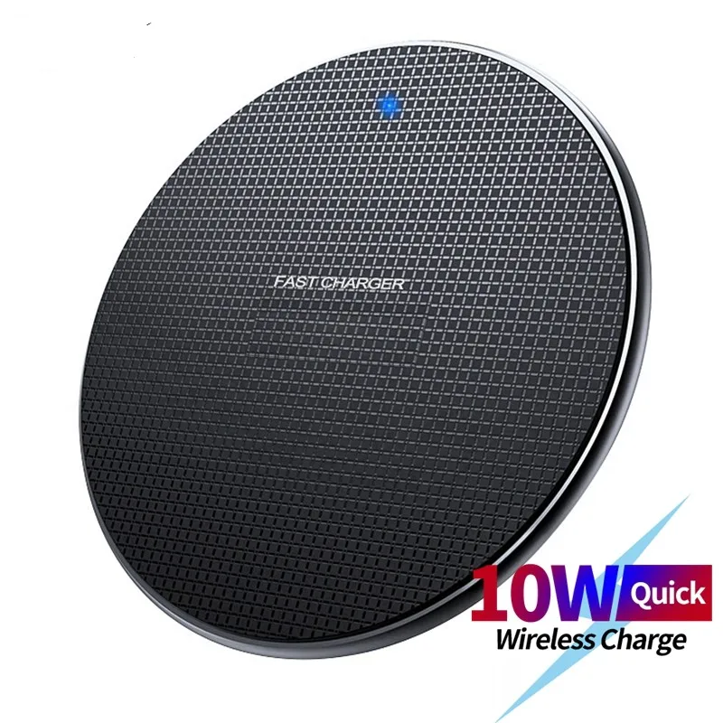 

10W Qi Wireless Charger Pad for Xiaomi Redmi Huawei iPhone 11 Pro Max Nokia Nexus 4 Mobile Phone Fast Charging Adapter