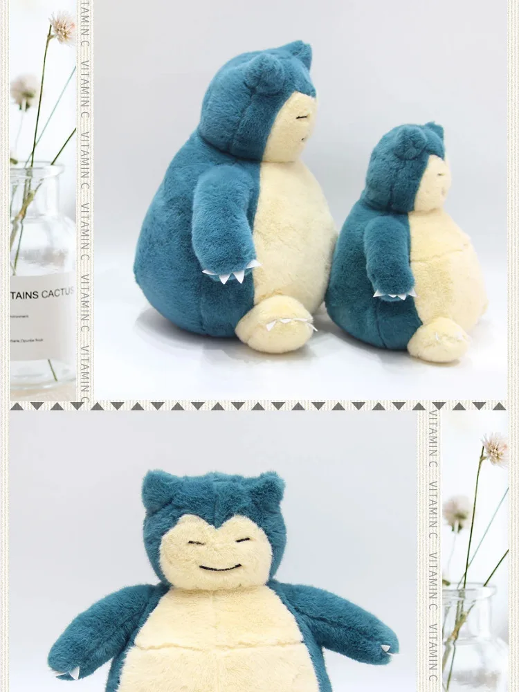 Takara Tomy Покемон Snorlax плюшевые игрушки куклы для детей на день рождения рождественские подарки