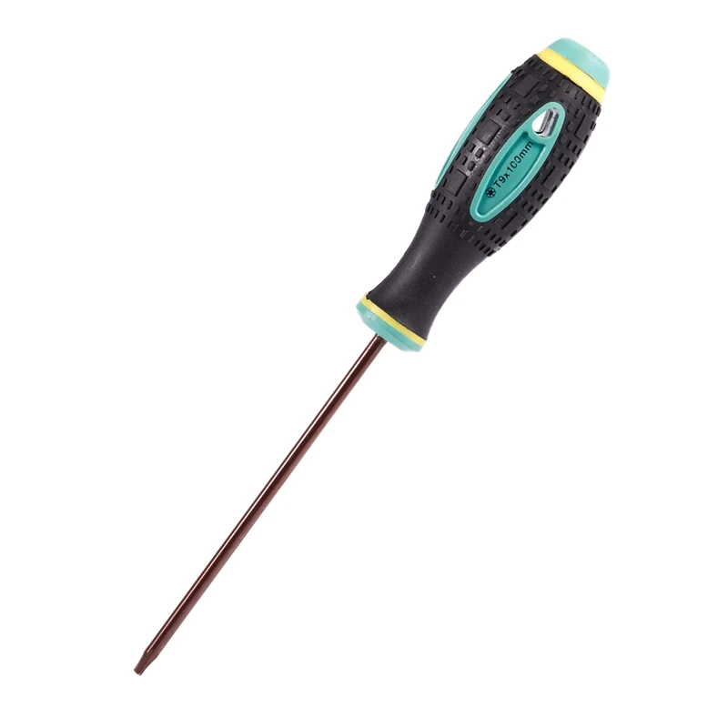 Нескользящая ручка 100 мм Длинный T9 Torx точечный магнитный наконечник