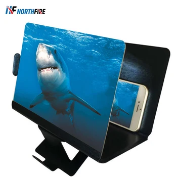 

Mobile Phone 3D Screen HD Video Amplifier For iPhone 11 X XR 8 Xiaomi Magnifying Glass Stand Bracket Phone Holder Home Projector