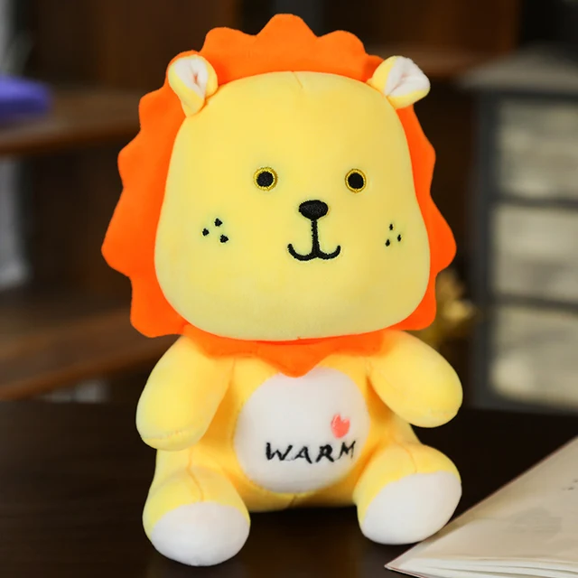 warm appease sunshine lion plush