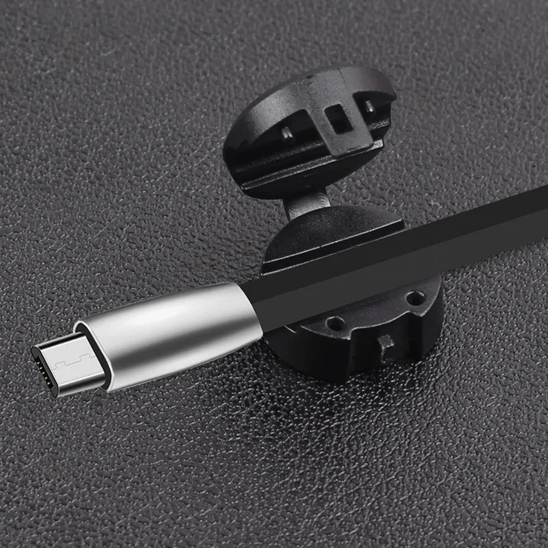 Зажим для электромагнитного трала USB кабель-канал наушников органайзер для стола, держатель настольный кабель Winder для хранения
