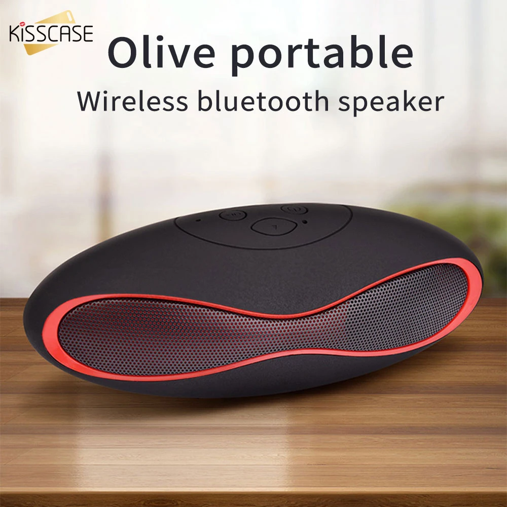 KISSCASE Bluetooth динамик портативный открытый перезаряжаемый беспроводной динамик s Саундбар сабвуфер громкий динамик MP3 беспроводной динамик