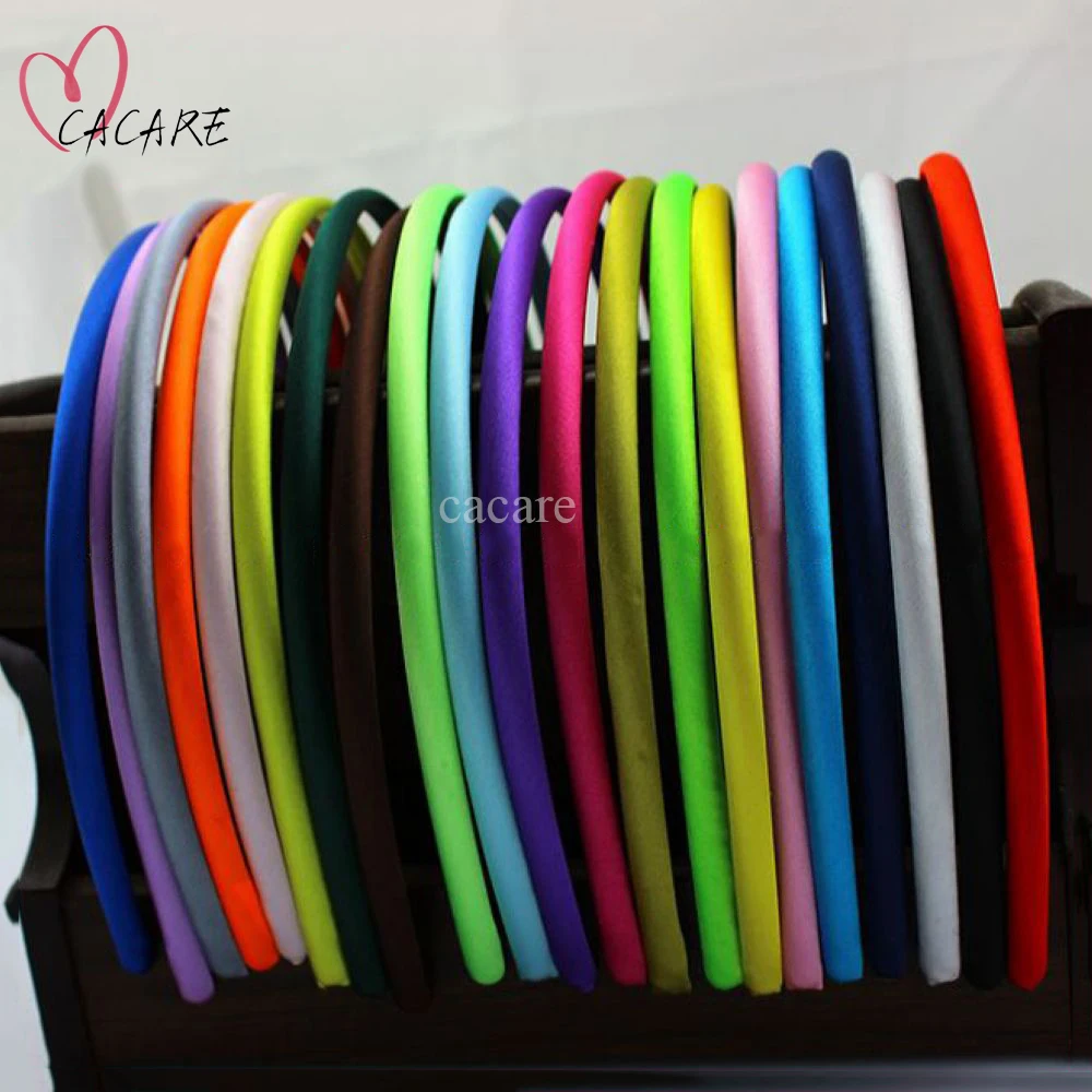 

12pcs Satin Headbands 8mm Hair Bands for Women Girls Hairband Children Hair Accessories Hair Bands for Women