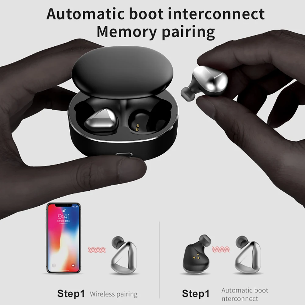 Bluetooth наушники TWS T50 5,0 Bluetooth наушники Мелодия вызова низкая мощность мини невидимые в ухо спортивные наушники беспроводные наушники