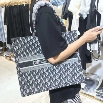

Hot Sale Luxury Handbags Women Bags Designer BOOK TOTE Bag Fashion Canvas Shopping Travel Bag Laides Hand Bags For Woman Sac