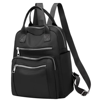 

LJL-New Women's Waterproof Backpack Oxford Cloth Student Fashion Travel
