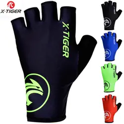 Перчатки для велоспорта X-Tiger, уличные защитные перчатки для горного велосипеда, моющиеся дышащие перчатки из полиэстера и спандекса для