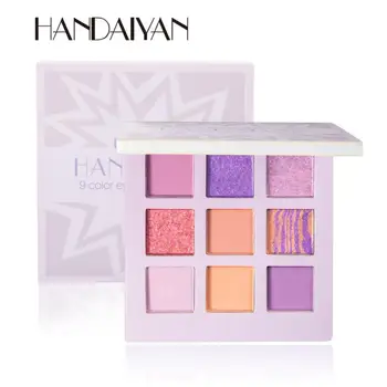 

Fashion Matte Eyeshadow Palette 9 Color Shimmer Glitter Eye Shadow Powder Palette Waterproof Long Lasting Eyeshadow Eye Makeup