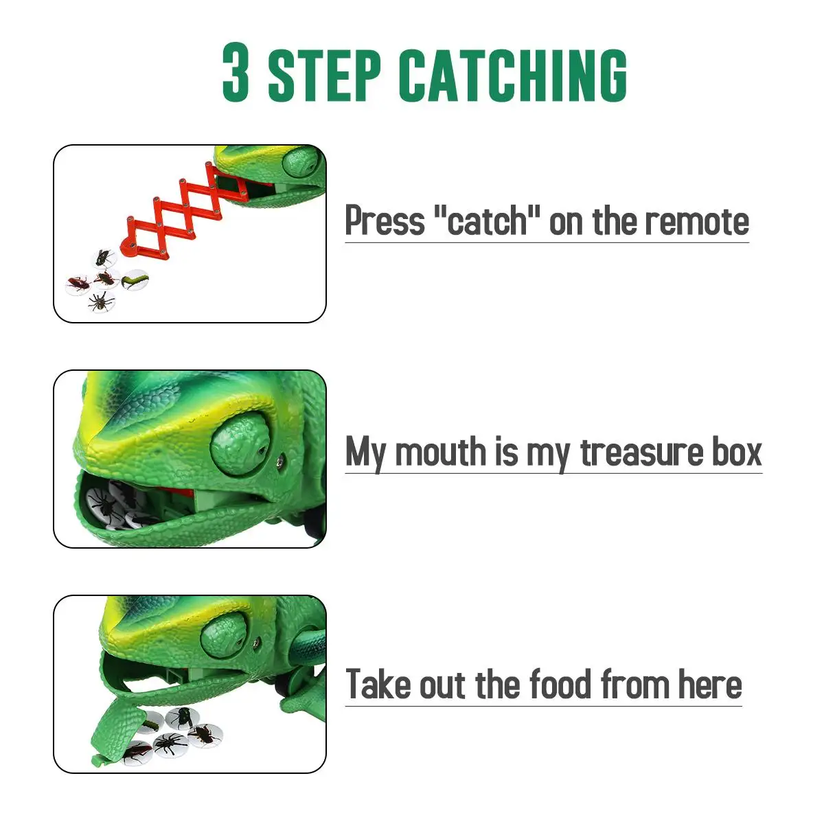 RC Animals Toys RC-Chameleon Lizard Pet Intelligent Remote Control Toy Electronic Model Reptile Animals Robot for Kid Gifts RC Animals Toys RC-Chameleon Lizard Pet Intelligent Remote Control Toy Electronic Model Reptile Animals Robot for Kid Gifts
