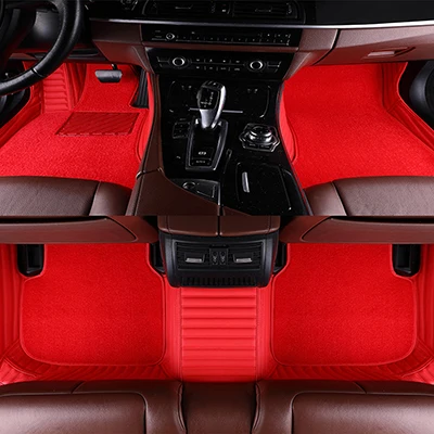 Автомобильные коврики для Infiniti все модели FX EX JX G M QX50 QX56 QX80 Q70L QX50 QX60 Q50 Q60 ESQ автомобильный коврик покрывает коврики - Название цвета: Red2
