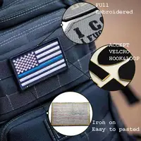 Buy Personalized Custom Embroidery Patch Your Own Design Name Tag Brand Letter Large Military Biker Applique Patches For jacket Online - Image 3