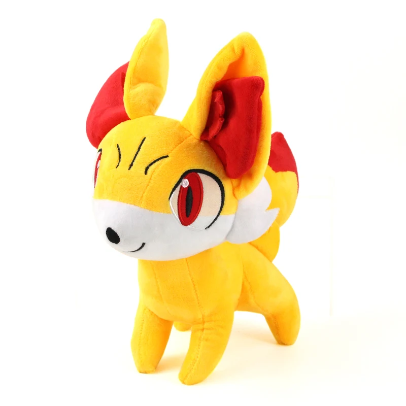 34 см Большой размер аниме Peluche игрушка Fennekin животное мягкие плюшевые игрушки для малышей отличный рождественский подарок для детей
