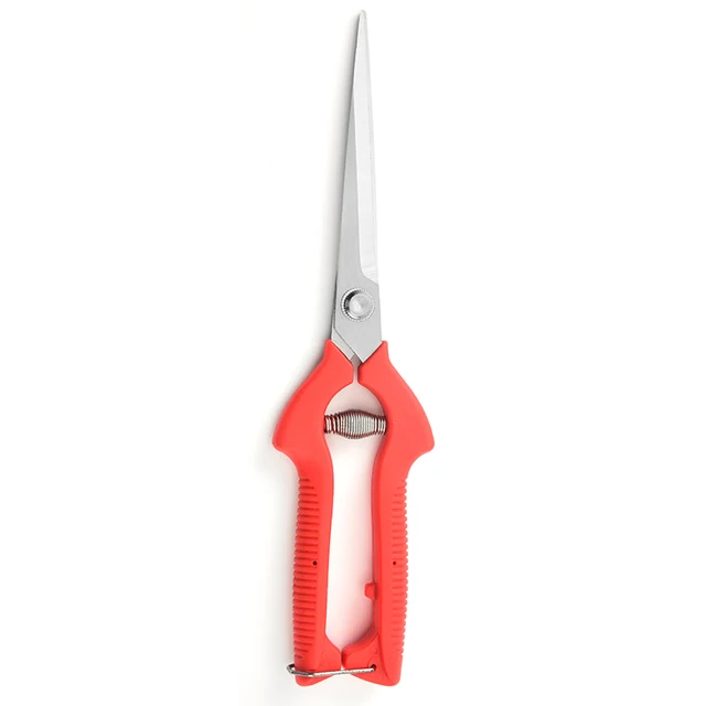 HDL Garden Tools Flowers Bonsai Scissors Stainless Steel Pruning Shears Can Be Used For Fruit Picking In The Orchard Long 24CM
