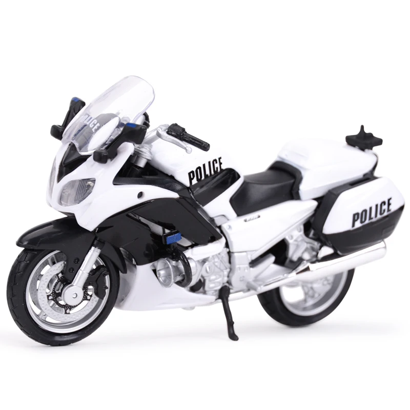 

Maisto 1:18 YAMAHA FJR 1300A Police Sport Diecast Alloy Motorcycle Model Toy