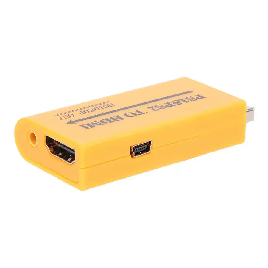 PS1/PS2 к HDMI видеоконвертеру адаптер Выход Композитный 7x3 5x1 5 см Новый|Коробки