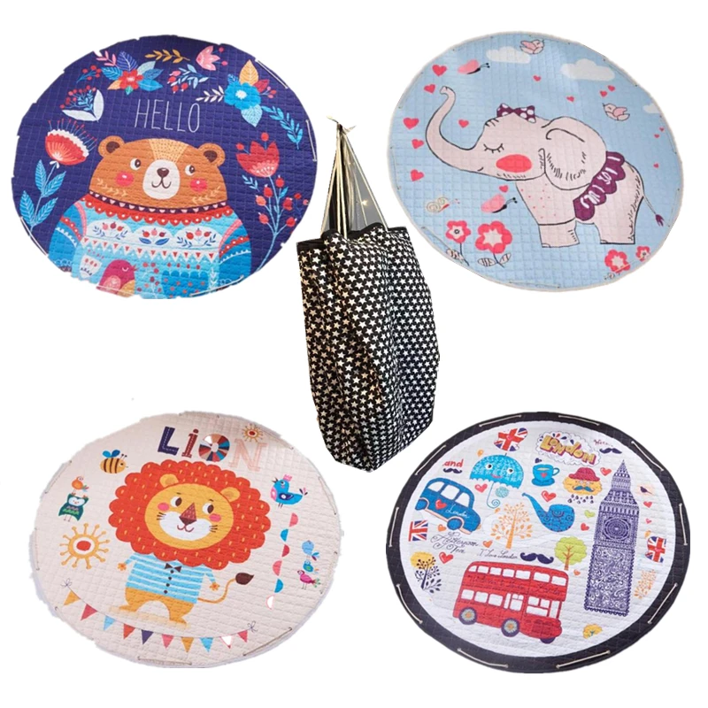 Carpet-Toys Play-Mat Nordic Room-Decor Crawling-Rug Cartoon-Animals Baby Blanket Child