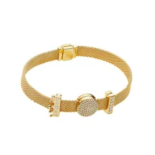 Серебряный 925 Ювелирный очаровательный браслет, модные женские браслеты, год, Рождество, день рождения, День Святого Валентина, сделай сам, ювелирное изделие, подарки