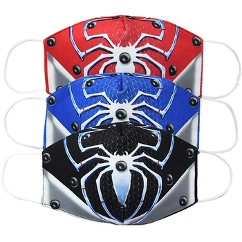 

5PCS Fashion Reusable Facemask For Man Woman Washable Mouth Facemask Kids Adult Cartoon Spiderman Cotton Anti Dust Protection