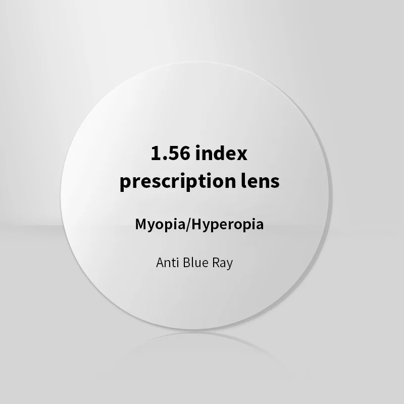 1.56 anti blue lens Ацетатная оправа для очков, мужские винтажные квадратные круглые оптические очки, женские очки для близорукости, оправы по рецепту, прозрачные Линзы для очков, очки - Цвет оправы: 1.56 anti blue lens