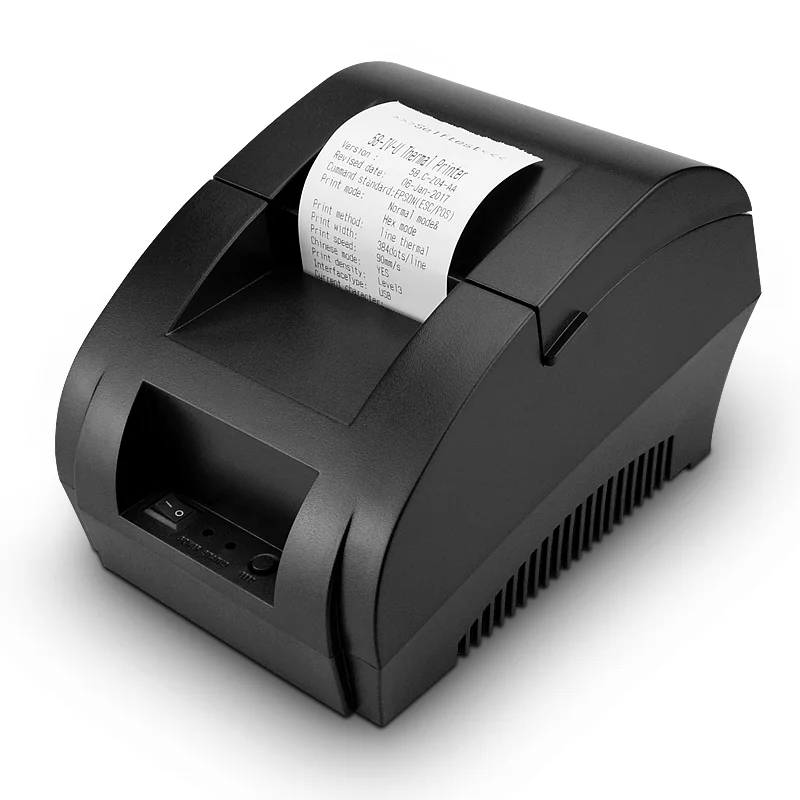 

Zjiang 58mm Thermal Receipt Printer POS Printer Ticker Check For Restaurant and Supermarket support Cash Drawer