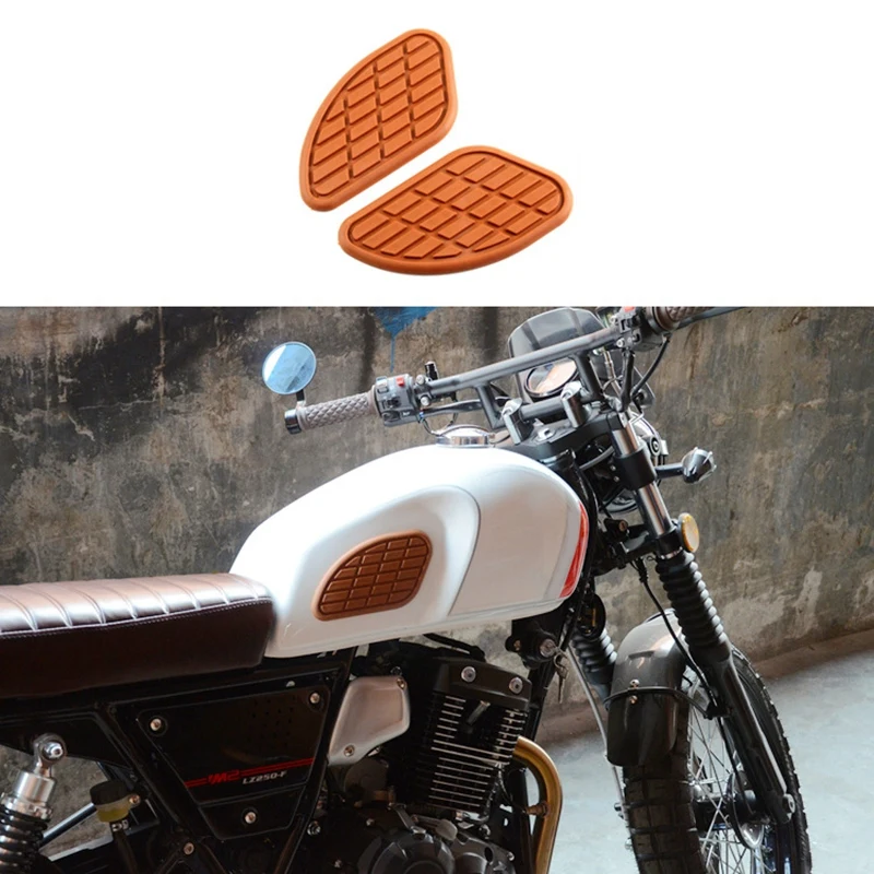 2 Pcs Motorcycle Universal Gas Petrol Tank Knee Pads Fuel Oil Gas Tank