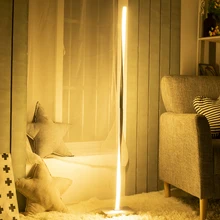 Современный Гостиная затемнения торшеры Спальня чтения торшер Nordic СВЕТОДИОДНЫЙ торшер простой домашний Декор Светильник настенные светильники