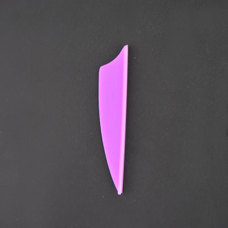Type2 Purple 50 шт. 2 дюймов стрела для стрельбы перья резиновые перо падение-shape форме, благодаря чему создается ощущение невесомости с лопастями составной Рекурсивный лук арбалет, стрельба из лука Принадлежности для охоты - Цвет: Type2 Purple