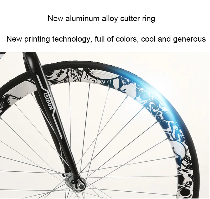 Cheap Bicycle Road Bike New Fixed Gear Muscle Frame Bending Adult Racing 26 Inch Single Speed 60 Knife Wheel 5
