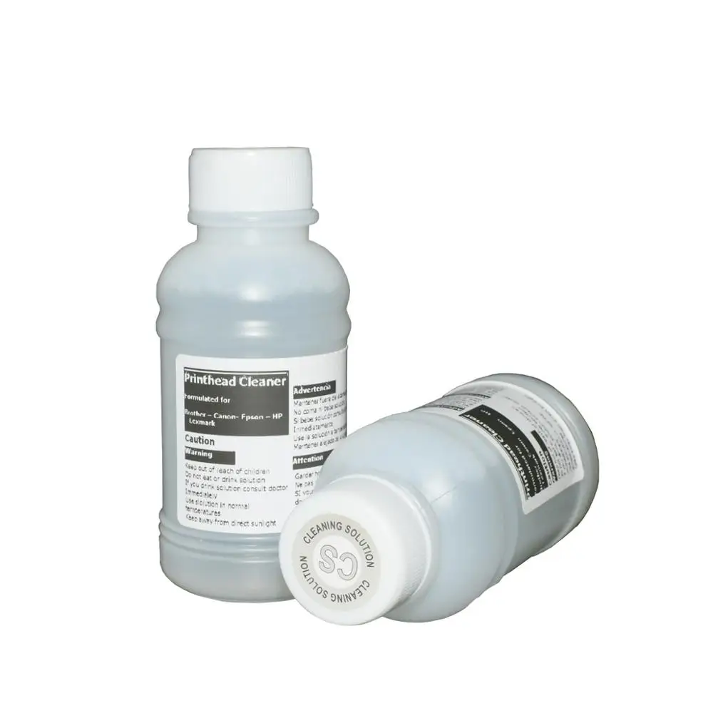 Printhead Cleaning Kit for Epson Canon Brother Lexmark Hp Printhead Cleaning Liquid for Sublimation Ink Pigment Dye Ink 100ml