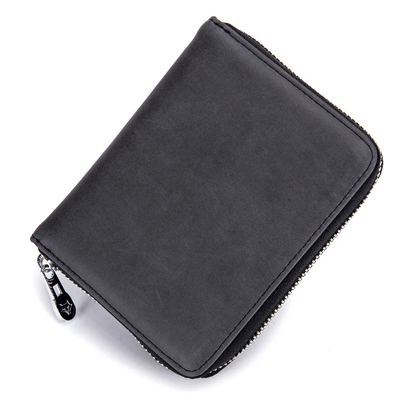 

RFID Protection Bank/ID/Credit Card Holder Wallet Women/Men Female Business Card Holder Leather Card Case Small Wallets