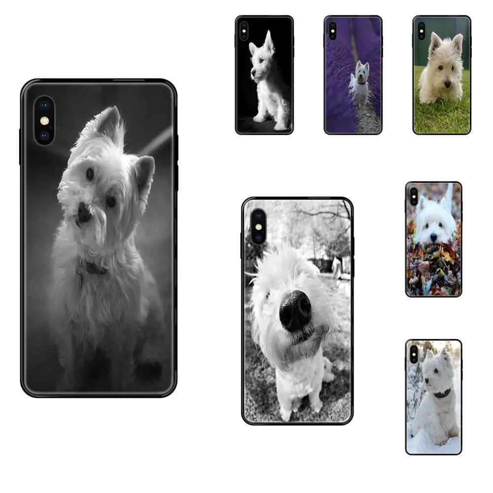 West Highland Terrier Westie Dog Puppy для Samsung Galaxy S20 S10e S10 S9 S8 S7 S6 S5 edge Lite Plus ультра мягкая защитная