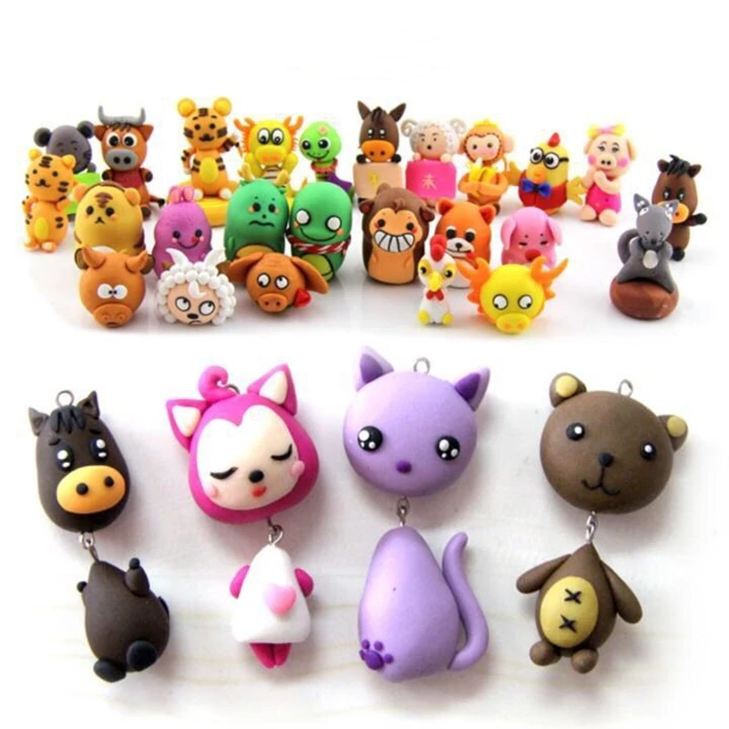 500g 24 Color Light Soft Clay DIY Toys Children Educational Air Dry Polymer Plasticine Safe Colorful Light Clay Toy Gift To Kids