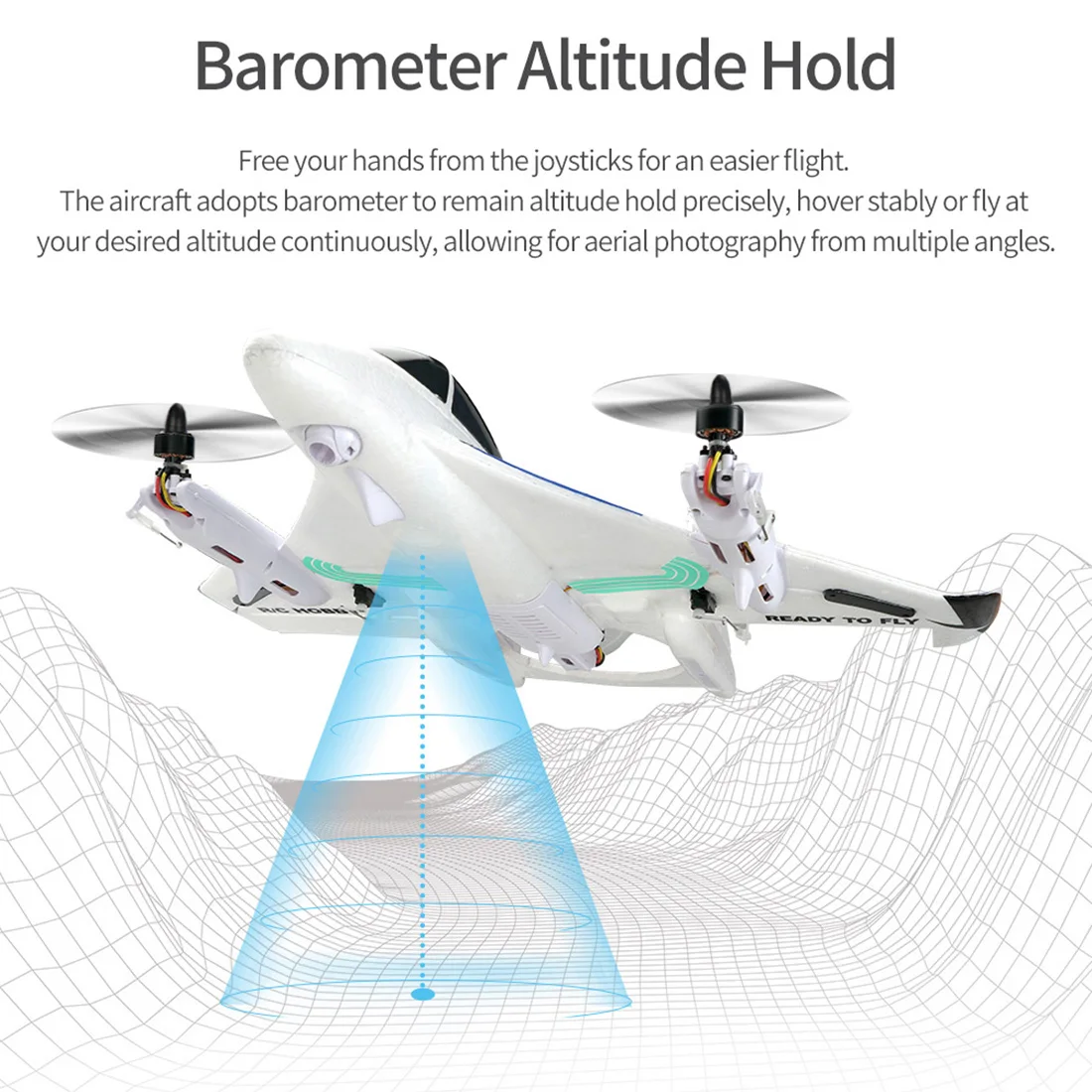 HOBBYINRC M02 2,4G 6-Axis Gyro бесщеточный двигатель Vereticl полет трюк самолет дистанционного Управление крыла самолета-красный