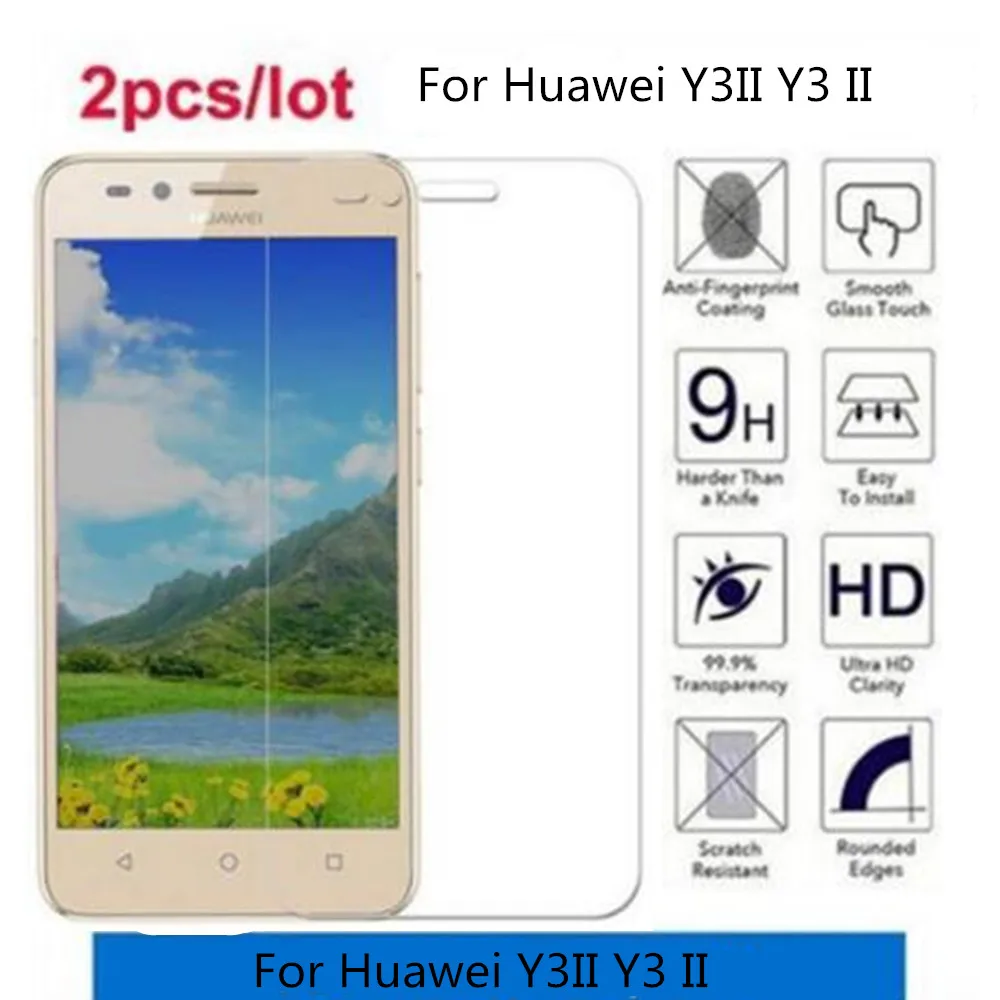 Закаленное стекло для Huawei Y3II Premium 2.5D защитная пленка экрана LUA-U22-U22 | Мобильные