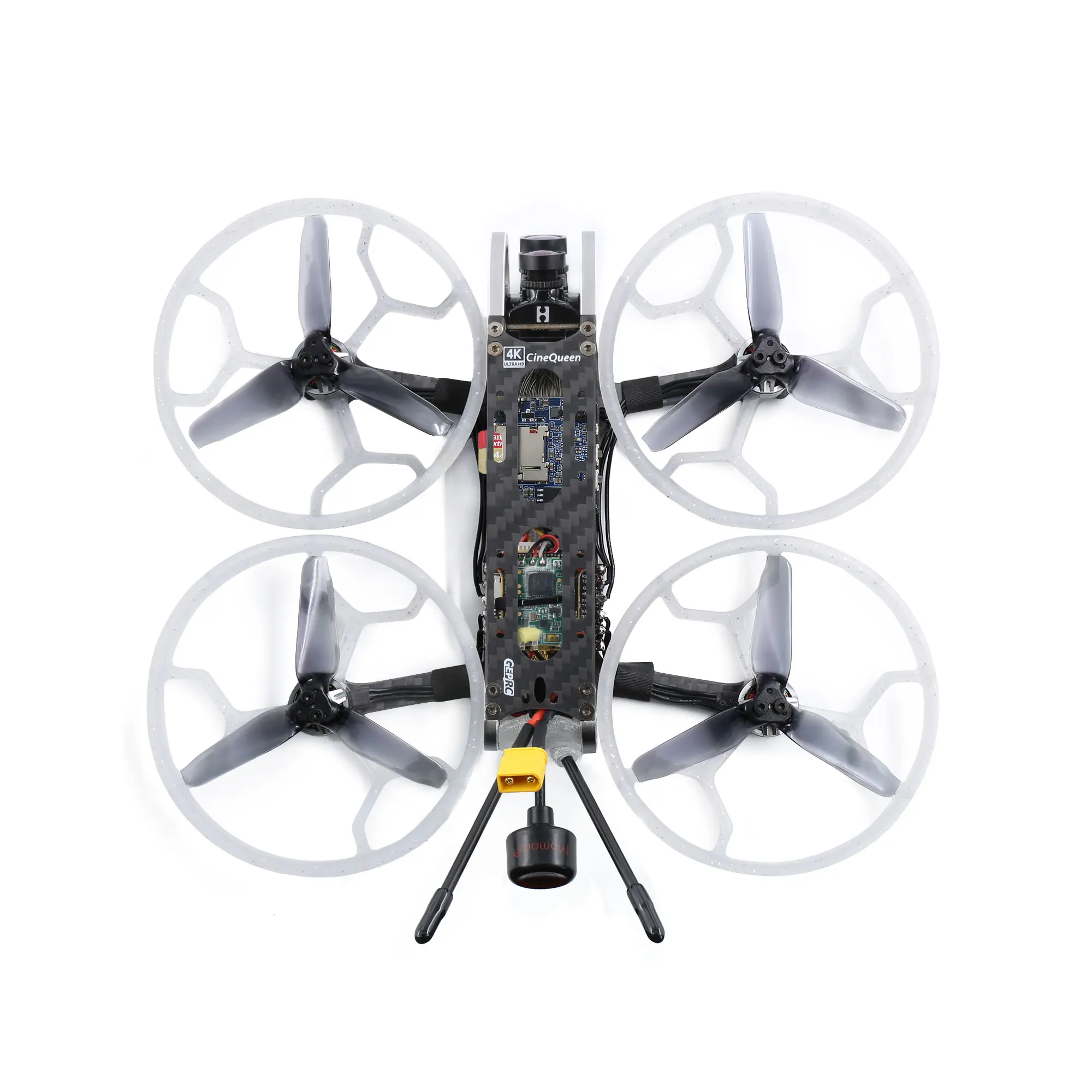GEPRC CineQueen 4K Runcam Hybrid FPV камера 3 дюйма CineWhoop стабильный V2 F4 30A ESC 1206 3600KV бесщеточный двигатель для радиоуправляемого дрона