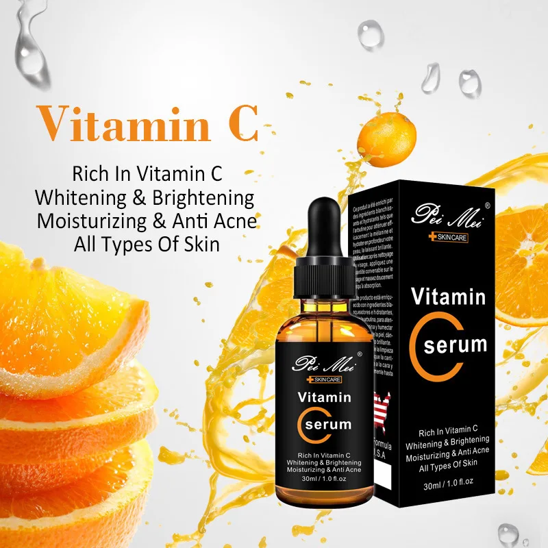 Aichun Vitamin C Serum Whitening Fade Spots Remove Freckle Brighten Liquid Moisturizer Firming Repairing Acne Anti-Aging Essence Aichun Vitamin C Serum Whitening Fade Spots Remove Freckle Brighten Liquid Moisturizer Firming Repairing Acne Anti-Aging Essence