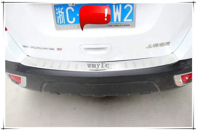 Автомобильный внешний задний бампер накладка на бампер для buick encore 2013- аксессуары из нержавеющей стали для автомобиля-Стайлинг с логотипом