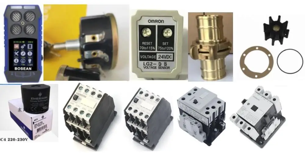 

Fast shipping 4pcs Contactor 6pcs Relay 11pcs Rubber Impeller and Connector for pump