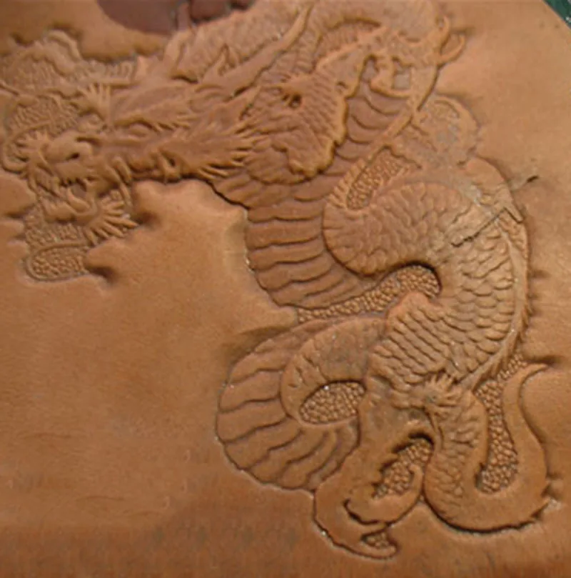 Dragon pattern Hand-work unique design leather working tools carving punches stamp craft tools