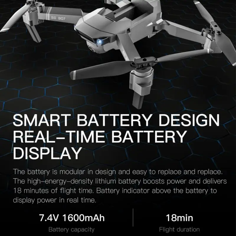 SG907 gps 5G антивибрационный Дрон с Wifi FPV 4K HD двойной камерой оптический поток RC Квадрокоптер Профессиональный следущий за мной мини Дрон