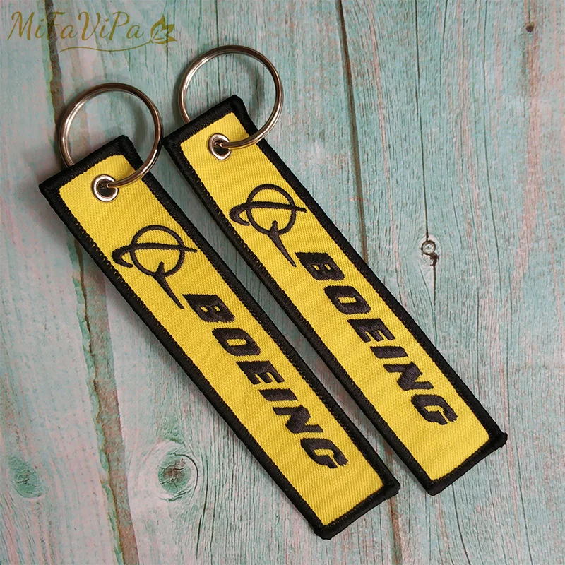 Yellow Boeing keychains 5