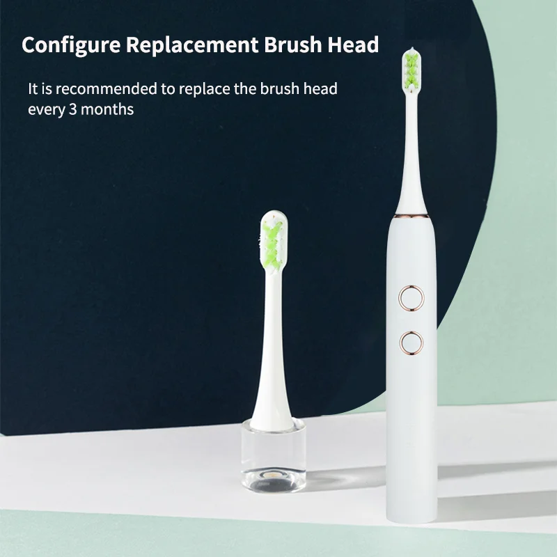 HiPiCok Sonic Electric Toothbrush Waterproof USB Rechargeable Automatic 12 Mode Ultrasonic Electric Tooth Brush Replacement Head HiPiCok Sonic Electric Toothbrush Waterproof USB Rechargeable Automatic 12 Mode Ultrasonic Electric Tooth Brush Replacement Head