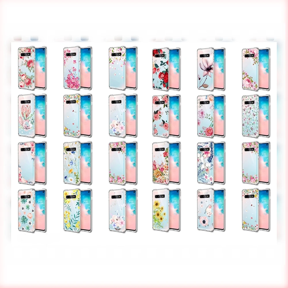 Роскошный чехол для телефона для samsung Galaxy S8 S10 S10e S8plus S10plus ароматный цветочный чехол