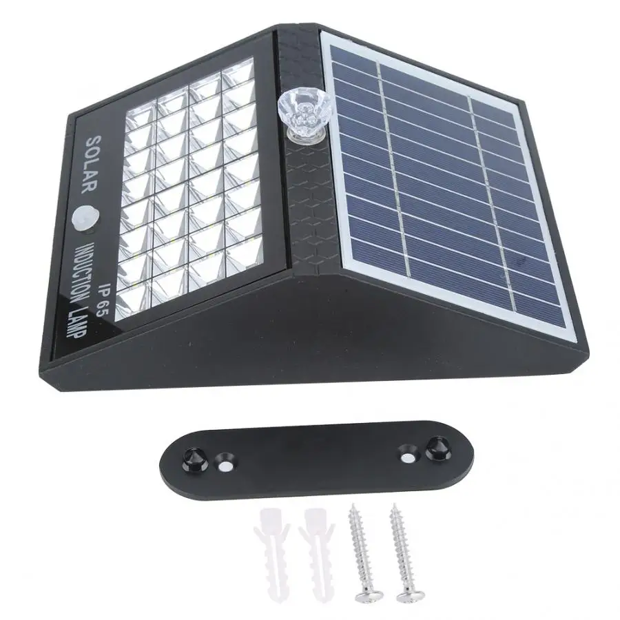 32 светодиодный открытый водонепроницаемый солнечный светильник с датчиком