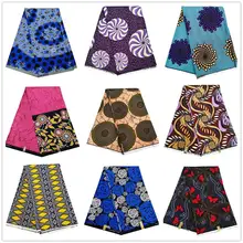 Африканские Восковые печатные ткани настоящий воск принты реальный воск Нигерия обертка Анкара, Африка java воск ткань полиэстер SW