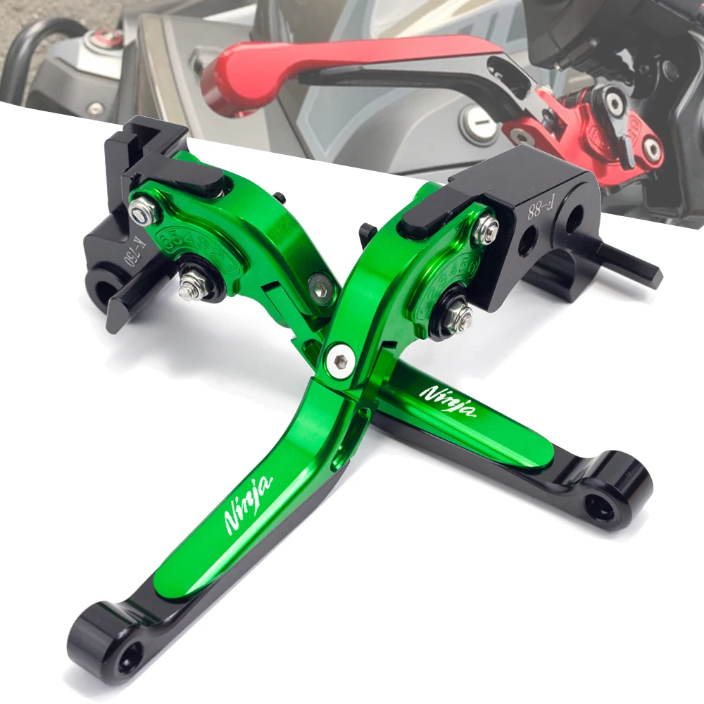Складные выдвижной рычаг сцепления для мотоцикла с ЧПУ KAWASAKI NINJA 300 300R 250R Z300 Z250SL
